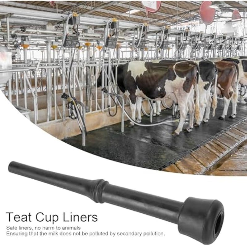 Milking Liner Teat, 4PCS Milking Machine Liners Rubber Liners Accessories for Cow Milking Machine - Image 2